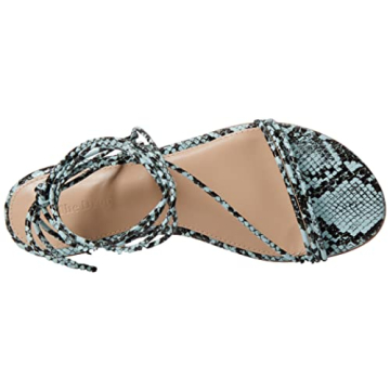 The Drop Women's Samantha Flat Strappy Lace-Up Sandal