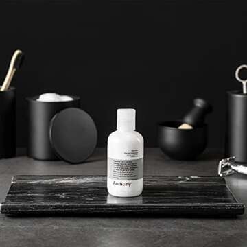 Anthony Glycolic Facial Cleanser for Men – Daily Cleansing Face Wash and Shave Prep – Hydrating,...