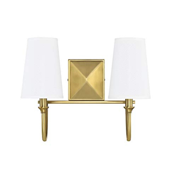 Savoy House Cameron Brass 2-Light Vanity Light for Bathrooms