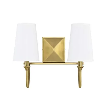 Savoy House Cameron Brass 2-Light Vanity Light for Bathrooms