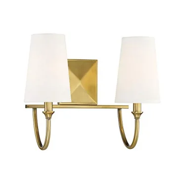 Savoy House Cameron Brass 2-Light Vanity Light for Bathrooms