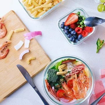 Bayco 24 Piece Glass Food Storage Containers Set