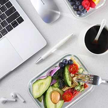 Bayco 24 Piece Glass Food Storage Containers Set