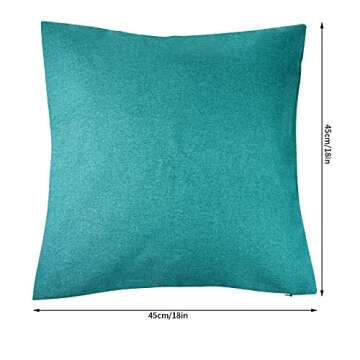 yeabwps 4 Pack Decorative Waterproof Pillow Covers for Outdoor and Indoor Use