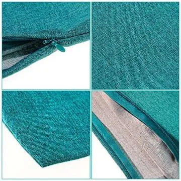 yeabwps Waterproof Outdoor Pillow Covers for All Spaces