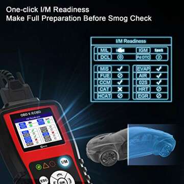 Reliable KZYEE KC301 OBD2 Scanner for Quick Car Diagnostics