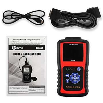Reliable KZYEE KC301 OBD2 Scanner for Quick Car Diagnostics