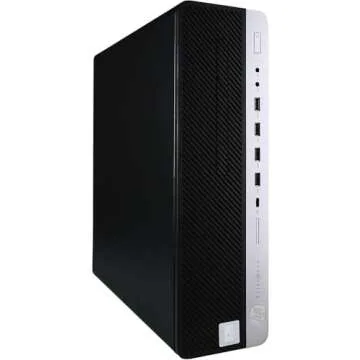 HP EliteDesk 800G4 Desktop Computer, Windows 11 Pro PC, Intel i5-8500 (3.2GHz), 16GB RAM, 500GB SSD, 5G-WiFi & BT, 22in Monitor, RGB Speakers, Webcam, Home Office (Renewed)