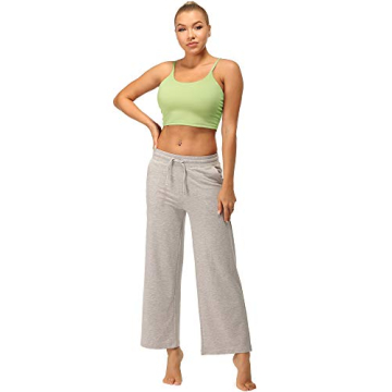 icyzone Padded Longline Sports Bra - Comfortable & Stylish