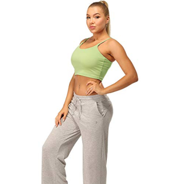 icyzone Padded Longline Sports Bra - Comfortable & Stylish