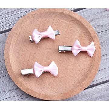 Sowaka Mini Satin Bows - 50 Pcs for DIY Crafting
