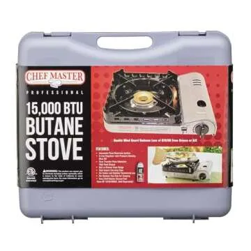 Chef Master 90019 Butane Portable Stove for All Outdoors