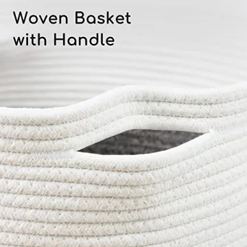 Large Blanket Basket for Stylish Home Organization