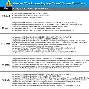 Stylish MOSISO Laptop Sleeve Bag for 13-13.3 Inch Laptops