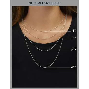 Silver Birthstone Pendant Necklace - Amazon Essentials