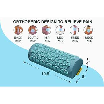 Acupressure Mat and Pillow Set | Acupuncture Mat for Back and Neck Pain Relief | Pranamat Inspired Accupressure Mats for Stress, Sciatic Pain, Feet Massage | Eco-Friendly Travel Bag Included