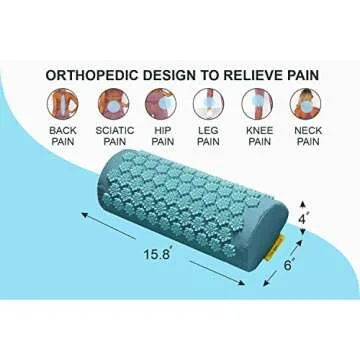 Acupressure Mat and Pillow Set | Acupuncture Mat for Back and Neck Pain Relief | Pranamat Inspired Accupressure Mats for Stress, Sciatic Pain, Feet Massage | Eco-Friendly Travel Bag Included