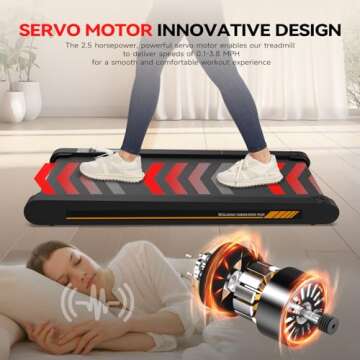 Sperax Walking Vibration Pad,Under Desk Treadmills for Home,4 in 1 Vibration Plate Exercise Machine,Portable Walking Pad with APP,350 Lb Capacity Multifunctional Treadmill Pro Max, Orange