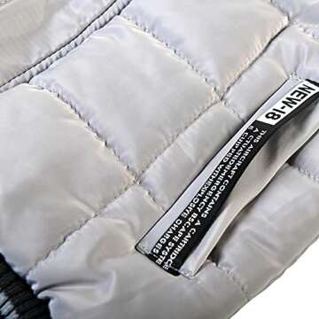 AMIYAN Toddler Boys Down Jacket Fur Collar Hood Thick Warm Winter Snowsuit Coat Parka 4-5T