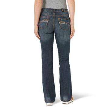 Wrangler Aura Mid Rise Boot Cut Jeans for Women