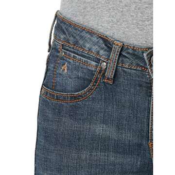 Wrangler Aura Mid Rise Boot Cut Jeans for Women