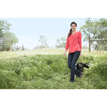 Wrangler Aura Mid Rise Boot Cut Jeans for Women