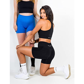 CELER Womens Seamless Scrunch Butt Gym Shorts High Waisted