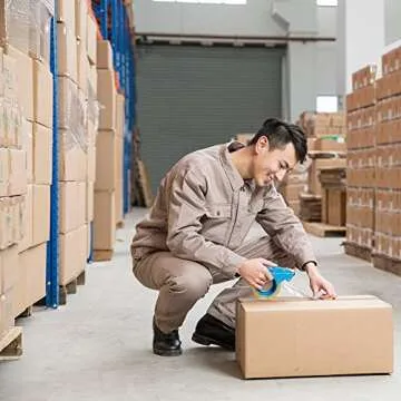 I GO Clear Packing Tape, Packaging Tape Refills for Shipping Moving Box Mailing Storage Sealing, 1.88" Width x 54.68 yd. Length, 2.95" Core, Clear, 2.64 mils/0.067 mm Thick (18 Rolls per Pack)