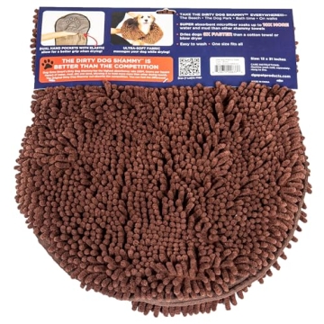 Fast Drying Dog Towel with Pockets - Machine Washable