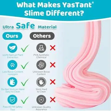 YasTant Slime Kit for Kids - Safe and Fluffy Fun