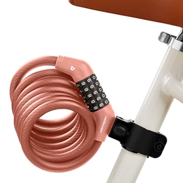 Retrospec Grizzly Plus Cable Bike Lock - Heavy Duty Security