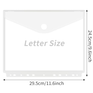 EOOUT 30Pcs Binder Pocket for School & Office Organization