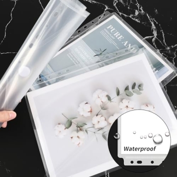 EOOUT 30Pcs Binder Pocket for School & Office Organization