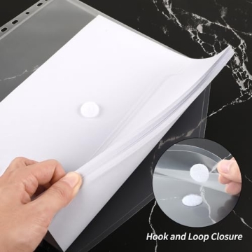 EOOUT 30Pcs Binder Pocket for School & Office Organization