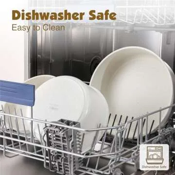 SENSARTE 17 Piece Nonstick Cookware Set for Modern Kitchens