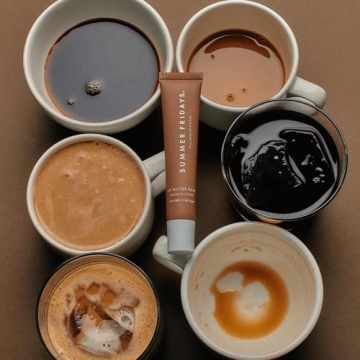 Summer Fridays Lip Butter Balm - Conditioning Lip Mask and Lip Balm for Instant Moisture, Shine and Hydration - Sheer-Tinted, Soothing Lip Care - Iced Coffee (0.5 oz)