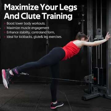 WALITO Gym Ankle Straps - Comfort & Performance for Women