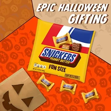 Snickers Crunchy Peanut Butter Fun Size Bars 11.5 Oz