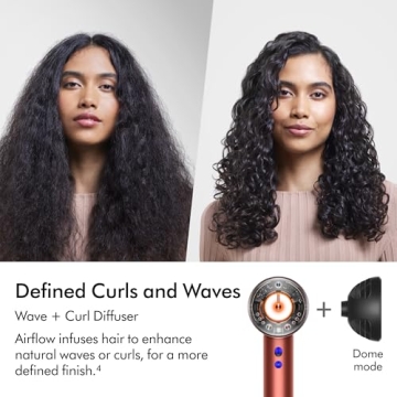Dyson Special edition Supersonic Nural™ hair dryer in Strawberry bronze and blush pink designed Presentation