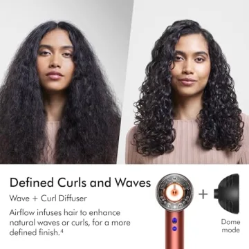 Dyson Special edition Supersonic Nural™ hair dryer in Strawberry bronze and blush pink designed Presentation