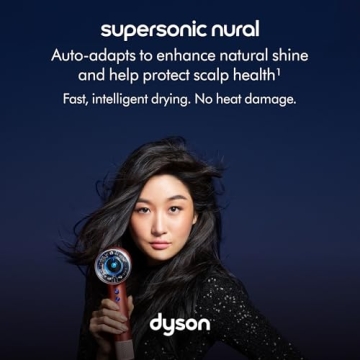 Dyson Special edition Supersonic Nural™ hair dryer in Strawberry bronze and blush pink designed Presentation