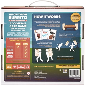 Throw Throw Burrito Extreme Outdoor Edition Card Game