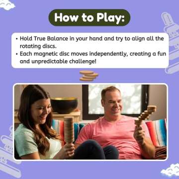 TrueBalance Coordination Game | Handheld Balance Toy for Adults and Kids | Improves Fine Motor Skills (Original)