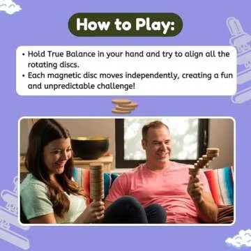 TrueBalance Coordination Game | Handheld Balance Toy for Adults and Kids | Improves Fine Motor Skills (Original)