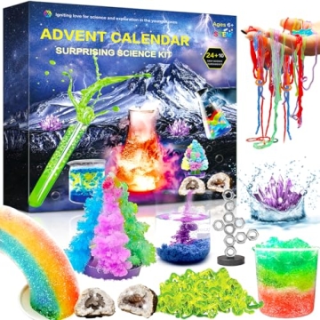Science Advent Calendar 2024 - 45 Cool Experiments for Kids