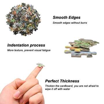 XIECCX 1000 Piece Jigsaw Puzzle for Adults - Whisky Theme