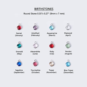 Custom Birthstone Necklace for Women, Personalized Gifts for Grandma Christmas Gift for Mom Necklace, Kids, and Grandma Family Personalized Jewelry -BSN-MC
