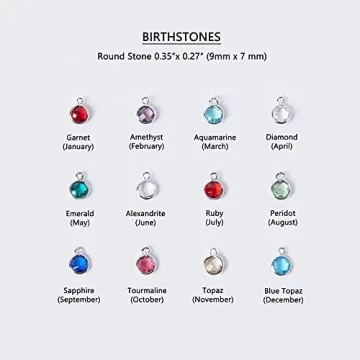 Custom Birthstone Necklace for Women, Personalized Gifts for Grandma Christmas Gift for Mom Necklace, Kids, and Grandma Family Personalized Jewelry -BSN-MC