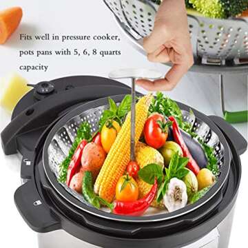 High Quality Stainless Steel Vegetable Steamer Basket