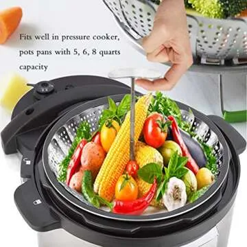 High Quality Stainless Steel Vegetable Steamer Basket